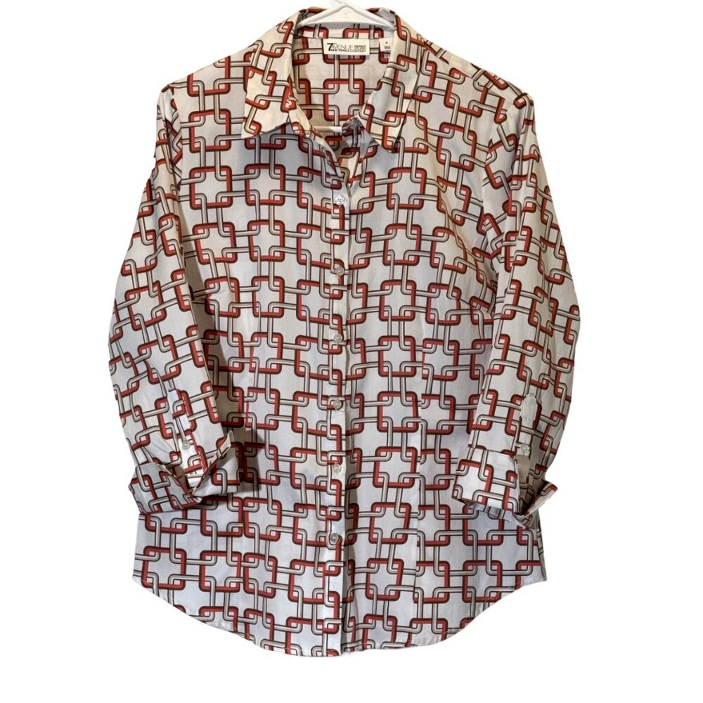 Women Orange | Brown Shirt Size M